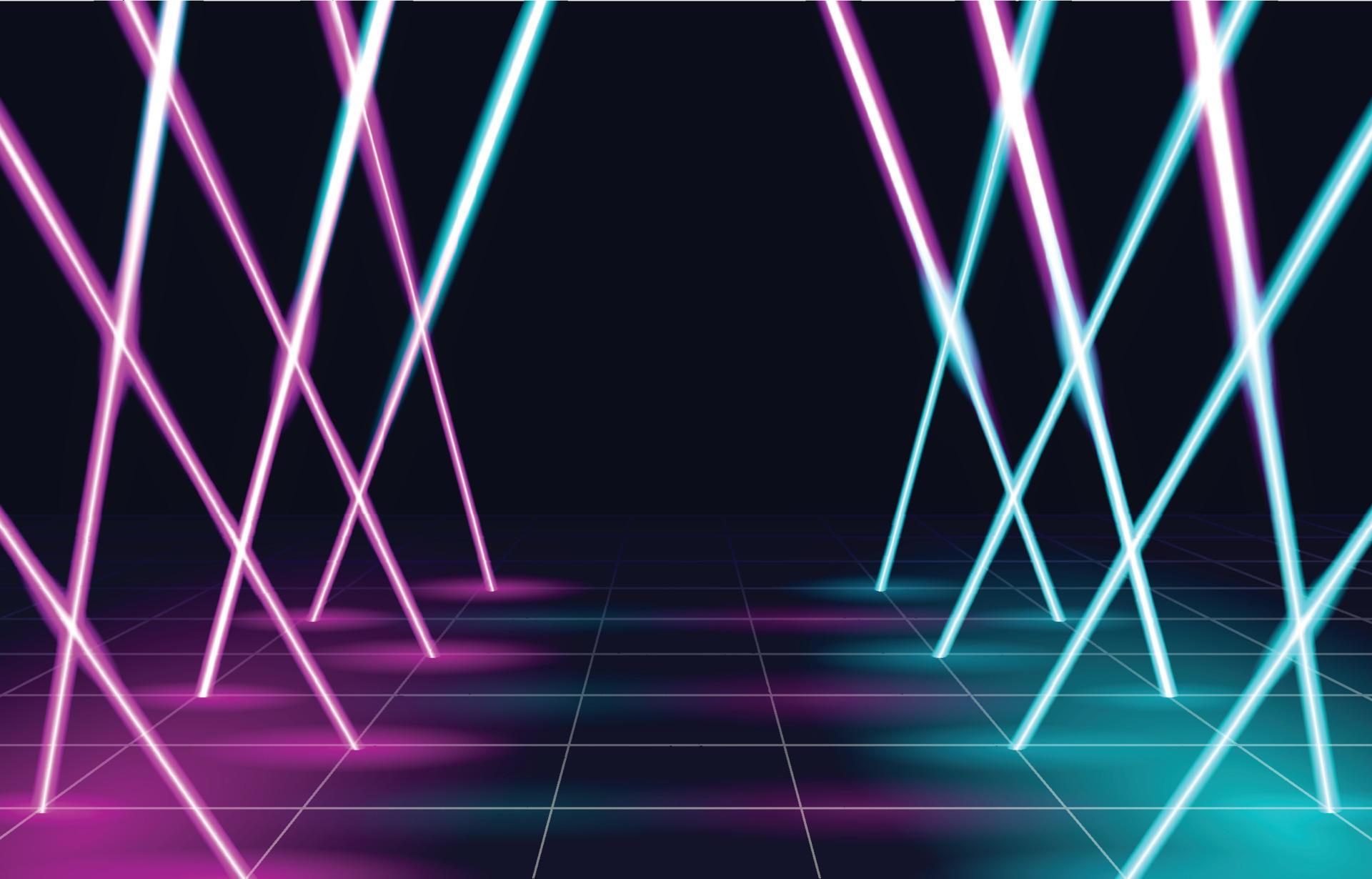 Neon Lights Glow 14993250 Vector Art at Vecteezy