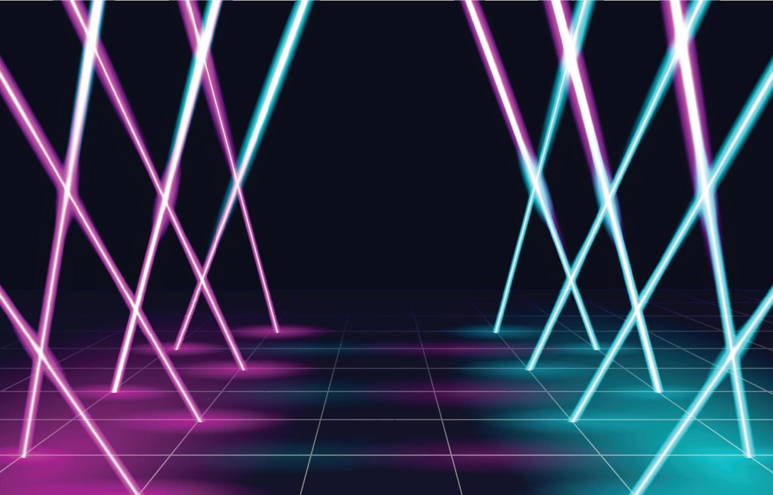 Neon Lights Glow vector