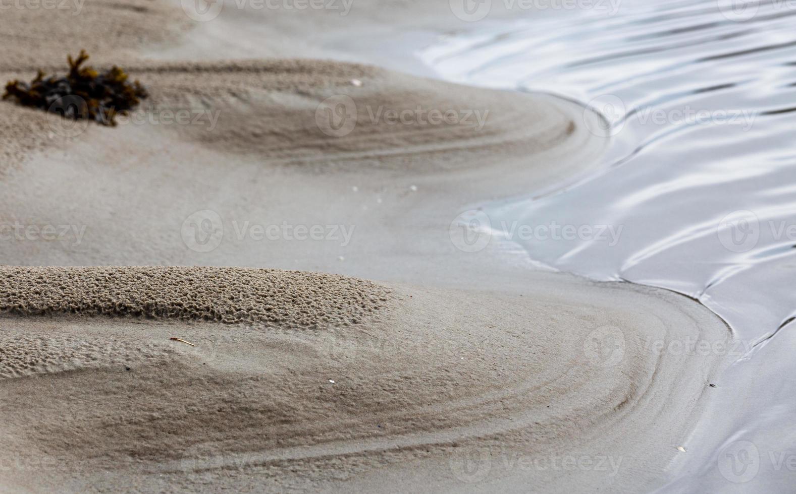 Patterns in The Beach Sand photo
