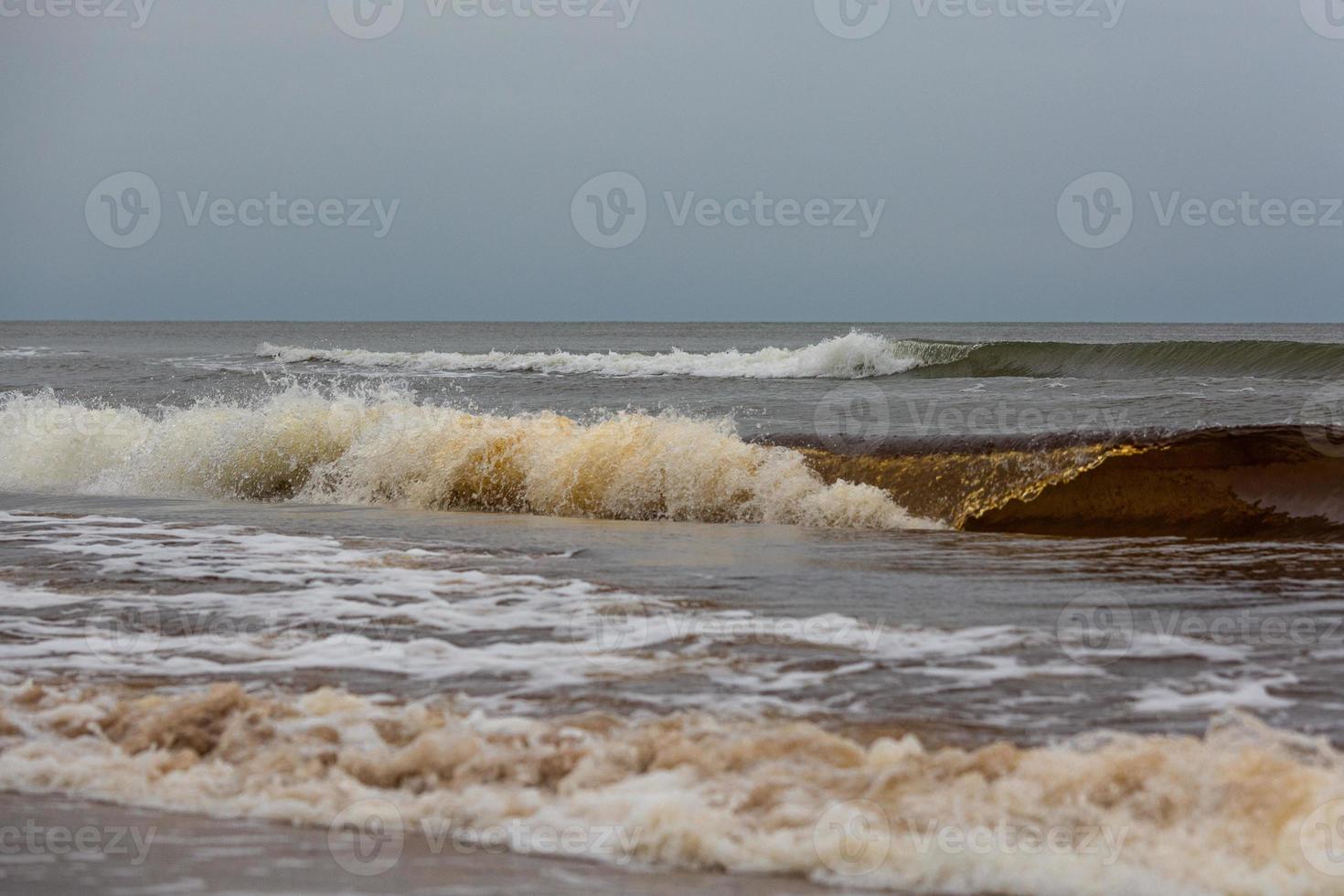 Baltic Sea Coast at Sunset photo