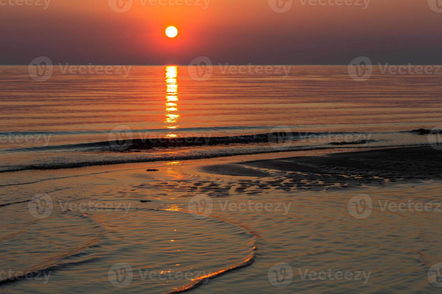 Patterns in The Beach Sand photo