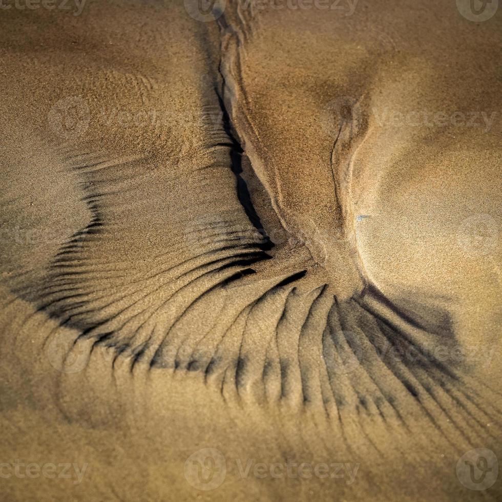 Patterns in The Beach Sand photo