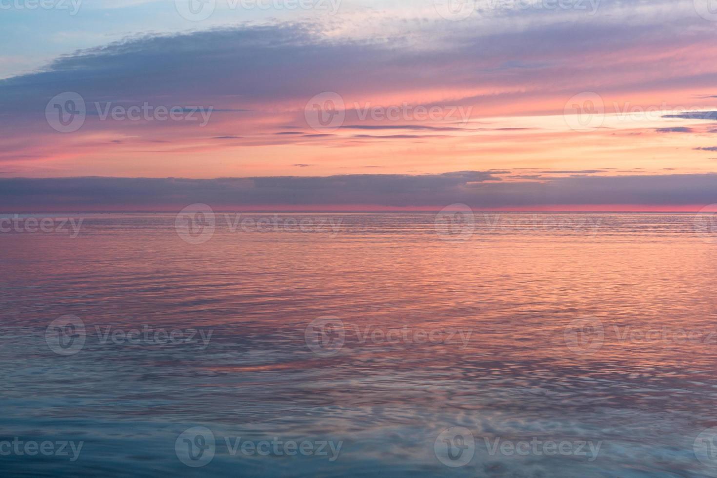Baltic Sea Coast at Sunset photo