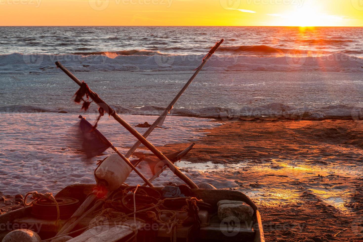 Fishing Boats on the Coast of the Baltic Sea photo