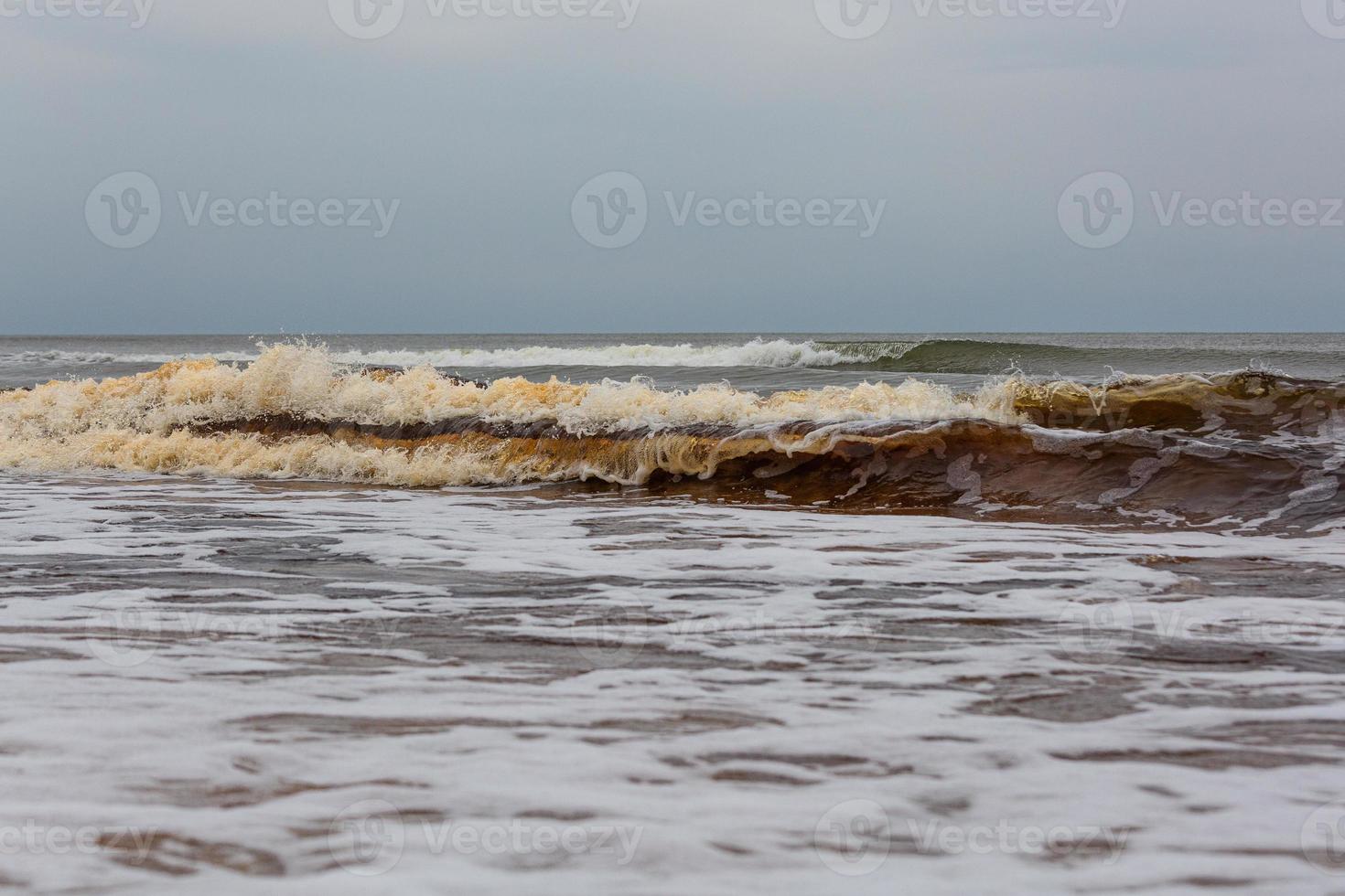 Baltic Sea Coast at Sunset photo