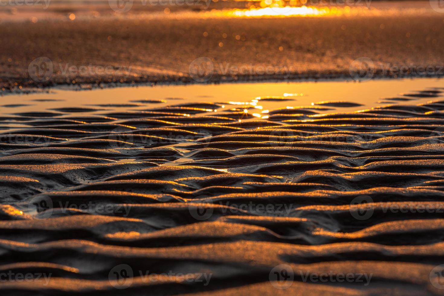 Patterns in The Beach Sand photo