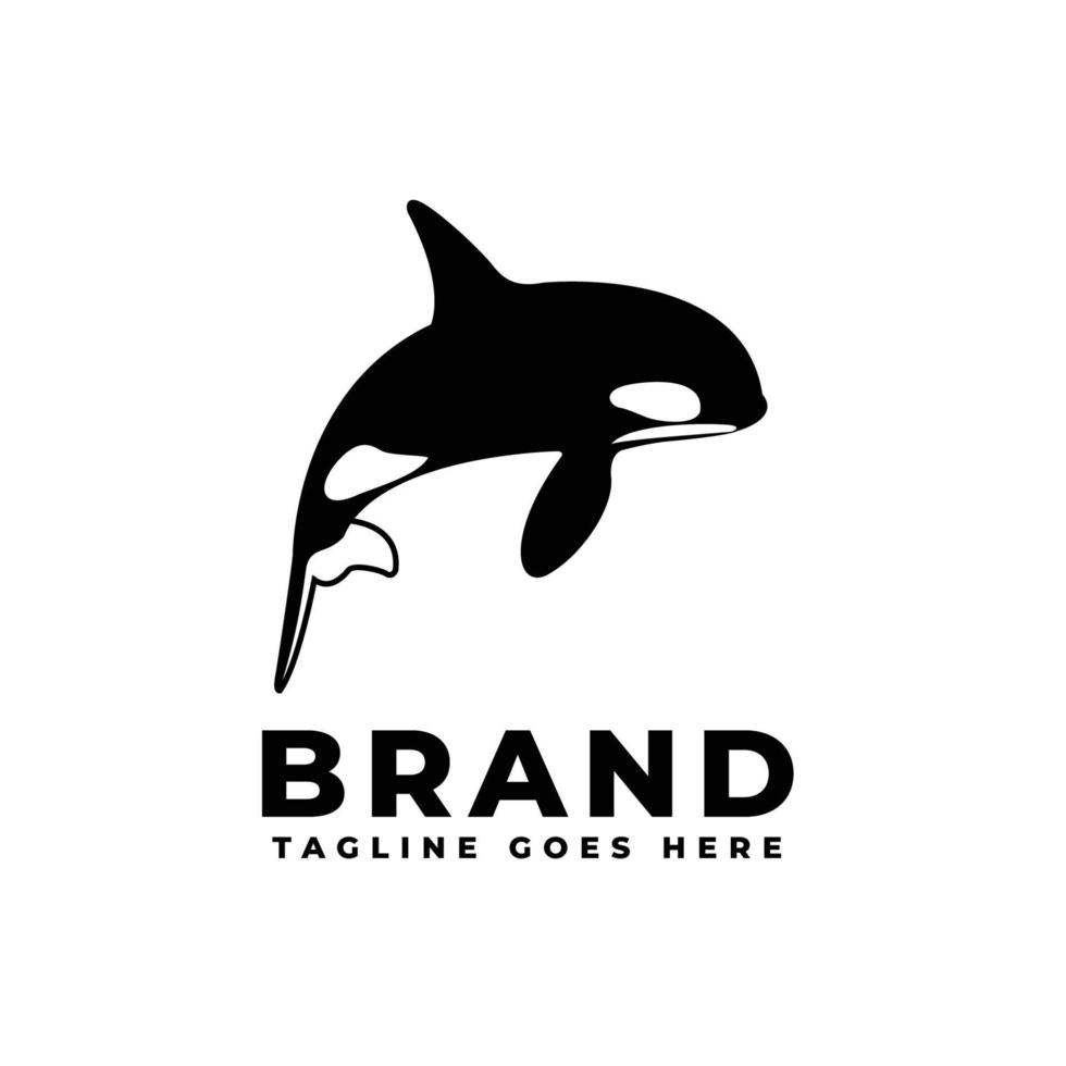 Whale Fish Logo vector
