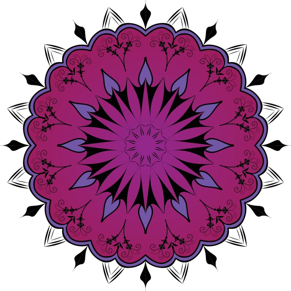 mandala template design vector