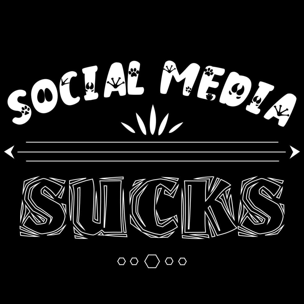 Social Media Funny Quotes vector