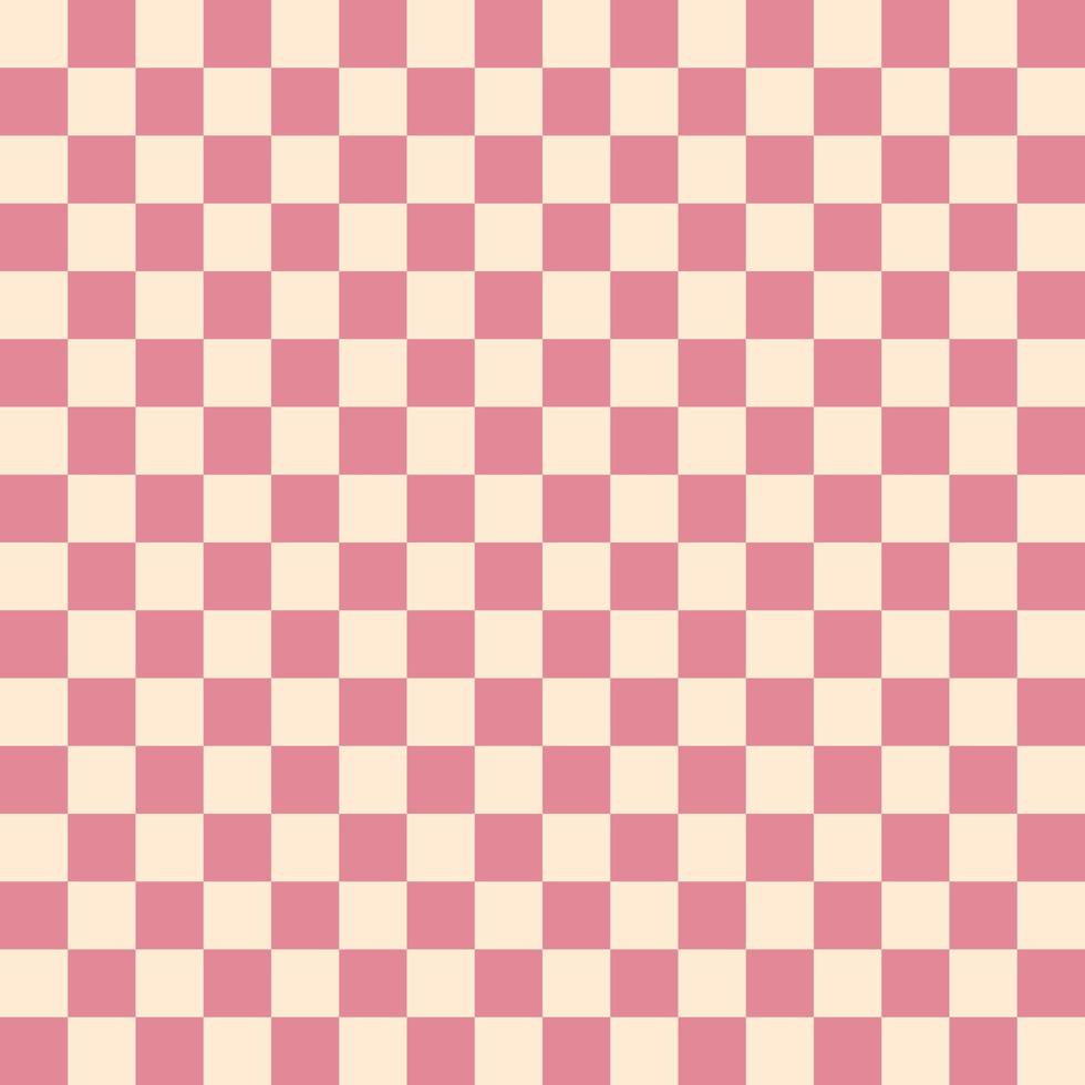 Checkerboard Seamless Pattern Retro Digital Paper vector