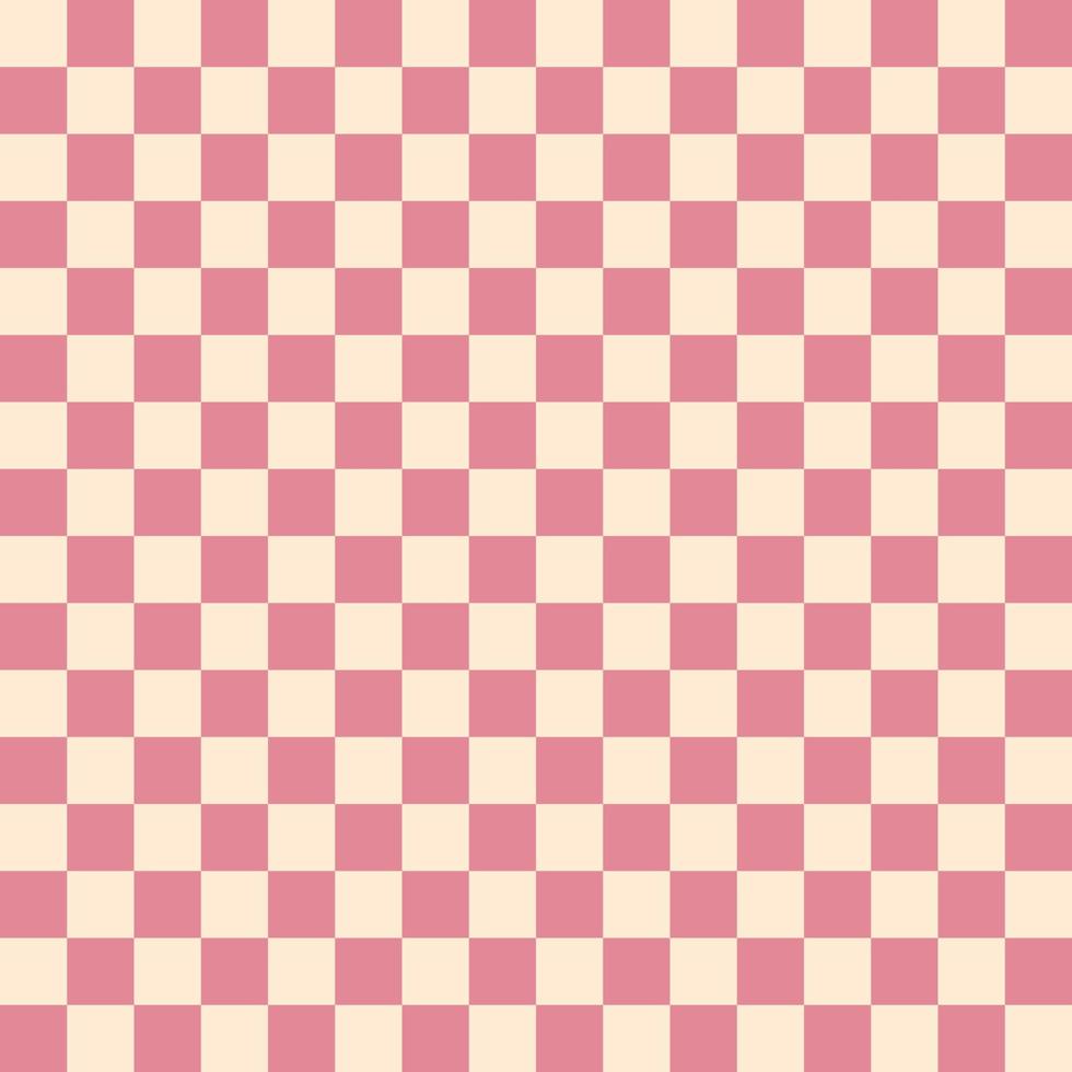 Checkerboard Seamless Pattern Retro Digital Paper vector