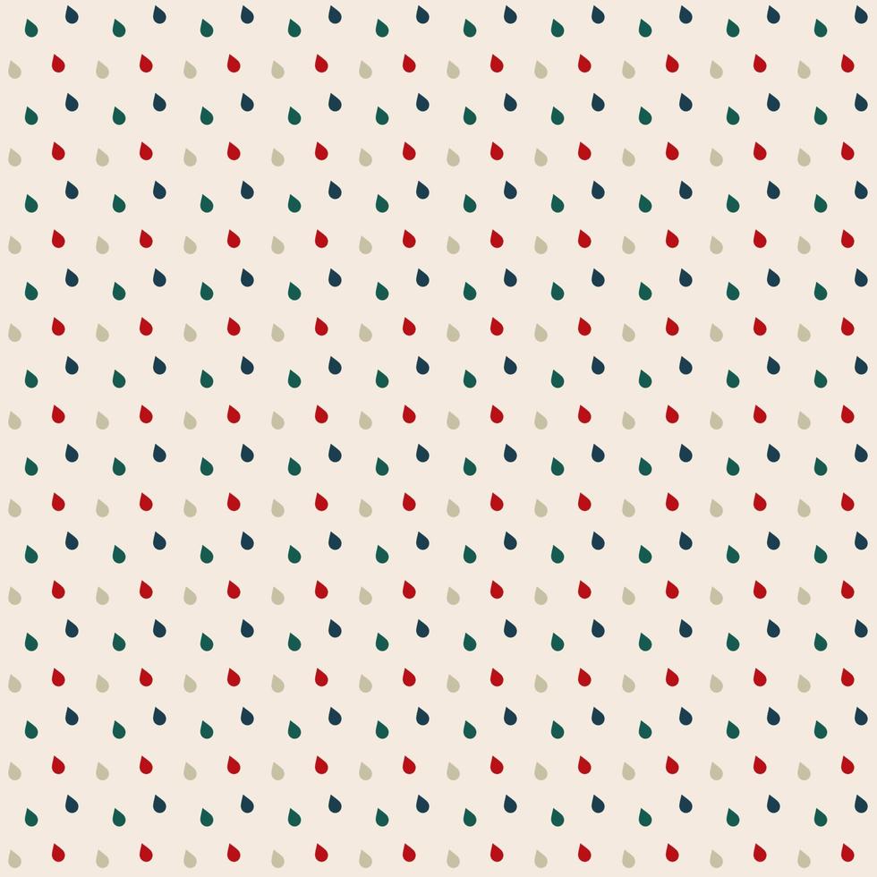 Drop of water vector seamless patterns or textures set, green and red drop of water on beige background, Digital paper seamless for background desktop, phone wallpaper, printable to fabric, wrapping