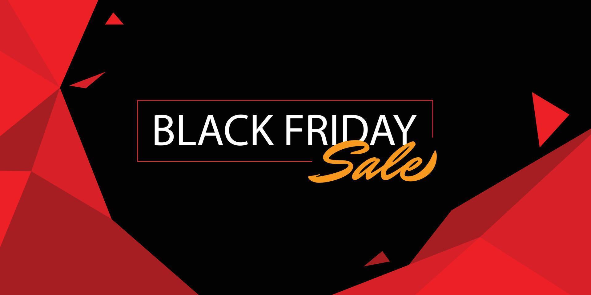 Black Friday sale for banner template design vector