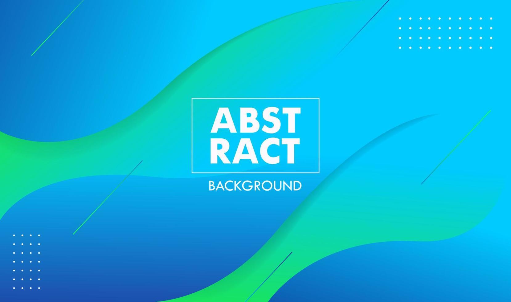 Abstract Blue Green Elegant Concept Geometric Vector Background