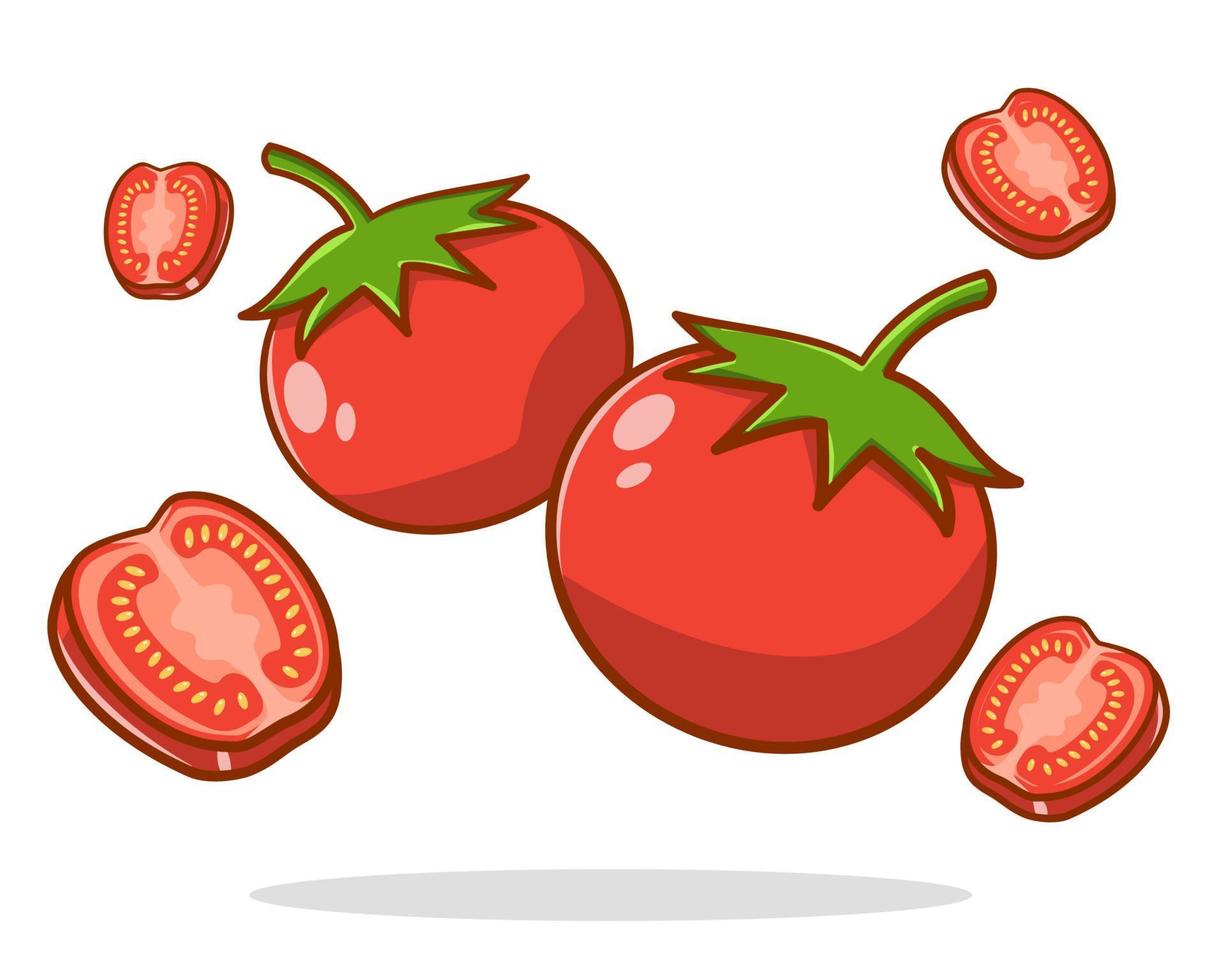 Cute hand drawn chili cartoon illustration vector