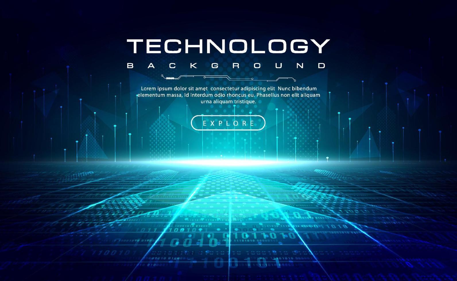 Digital technology speed connect blue green background, cyber nano information, abstract communication, innovation future tech data, internet network connection, Ai big data, line dot illustration 3d vector