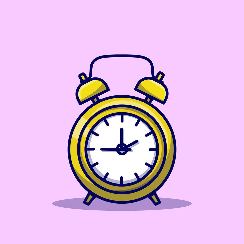 Alarm clock illustration vector