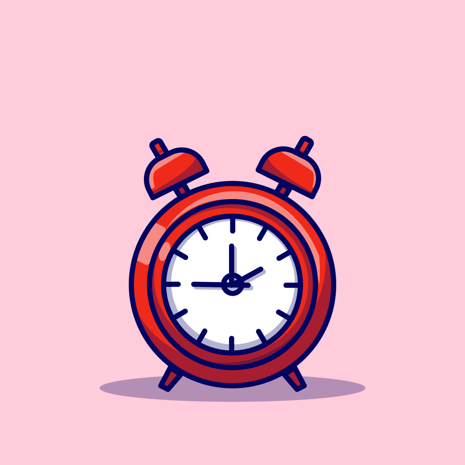 Alarm clock illustration 14996376 Vector Art at Vecteezy