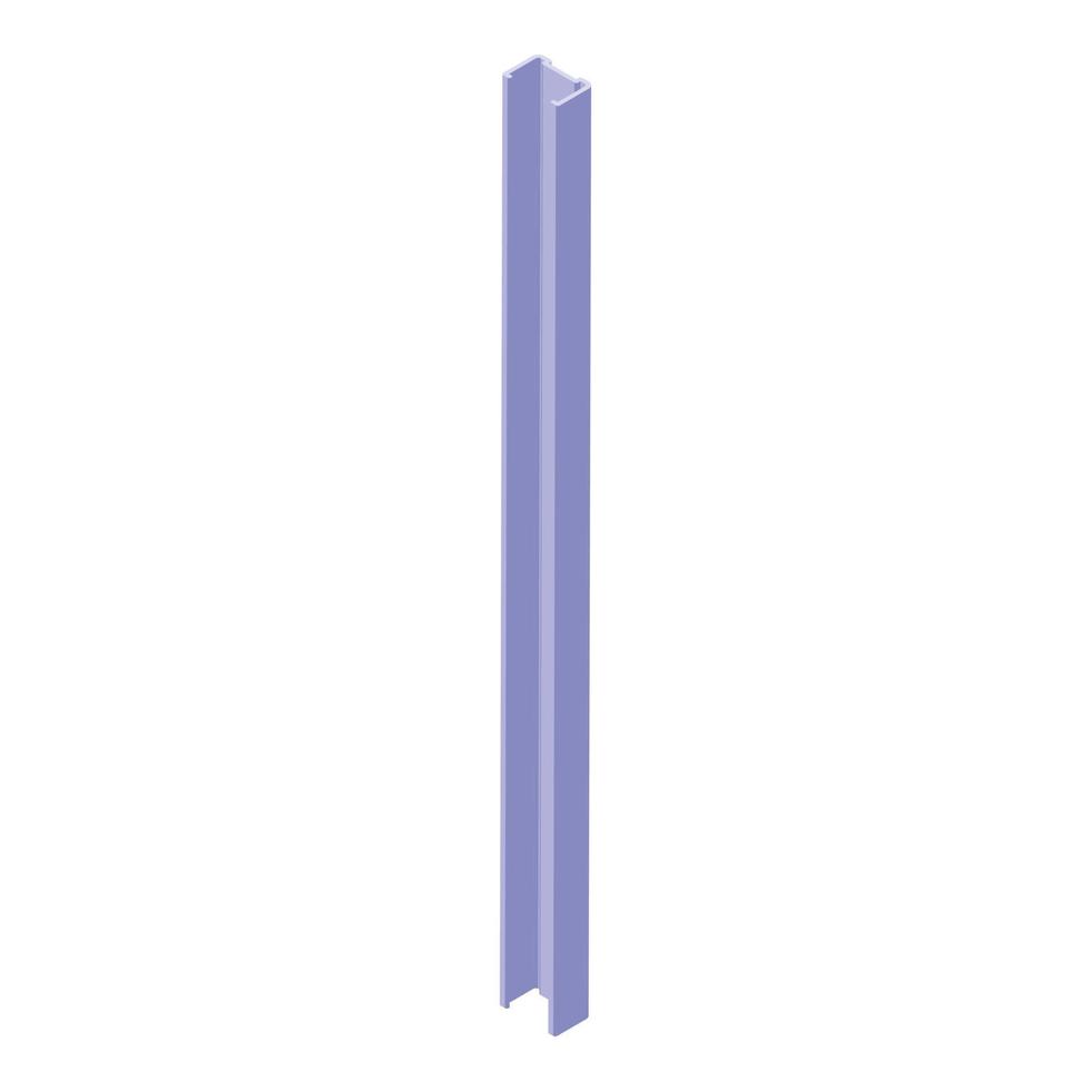 Drywall work bar icon isometric vector. Wall construction vector