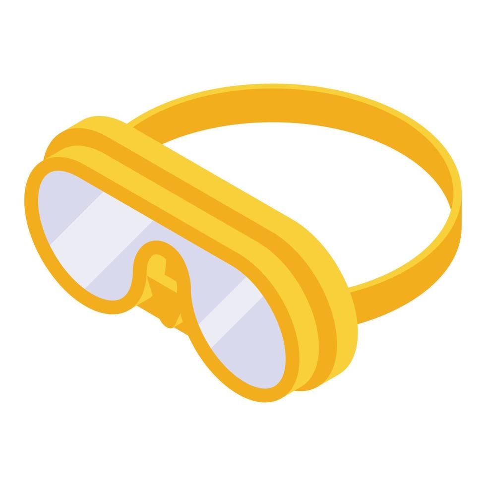 Diving mask icon isometric vector. Diver water vector