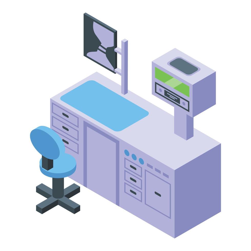 Hospitalization equipment icon isometric vector. City healthcare vector