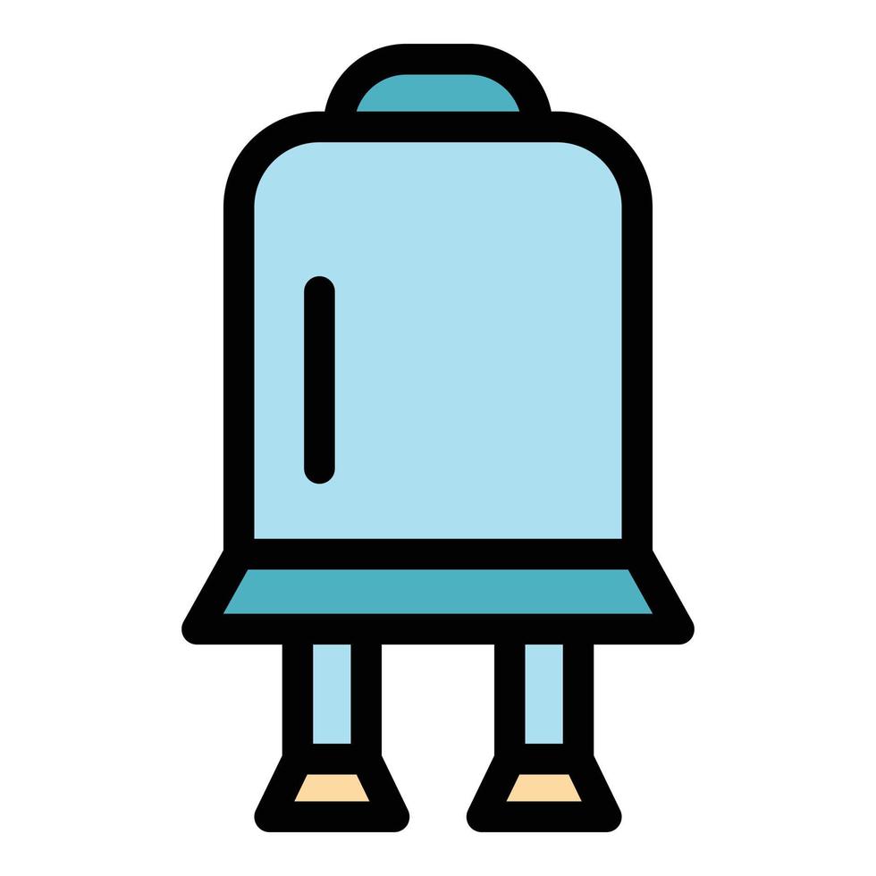 Repair capacitor icon color outline vector