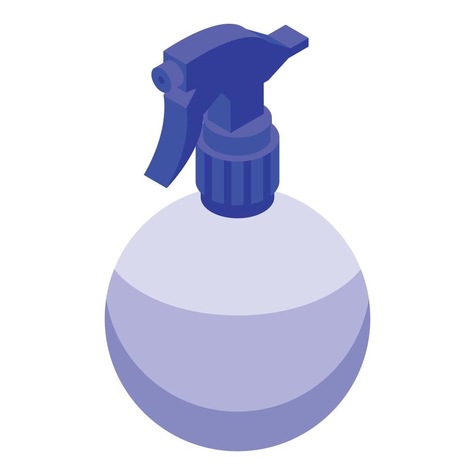 Spray clean icon isometric vector. Plastic bottle vector