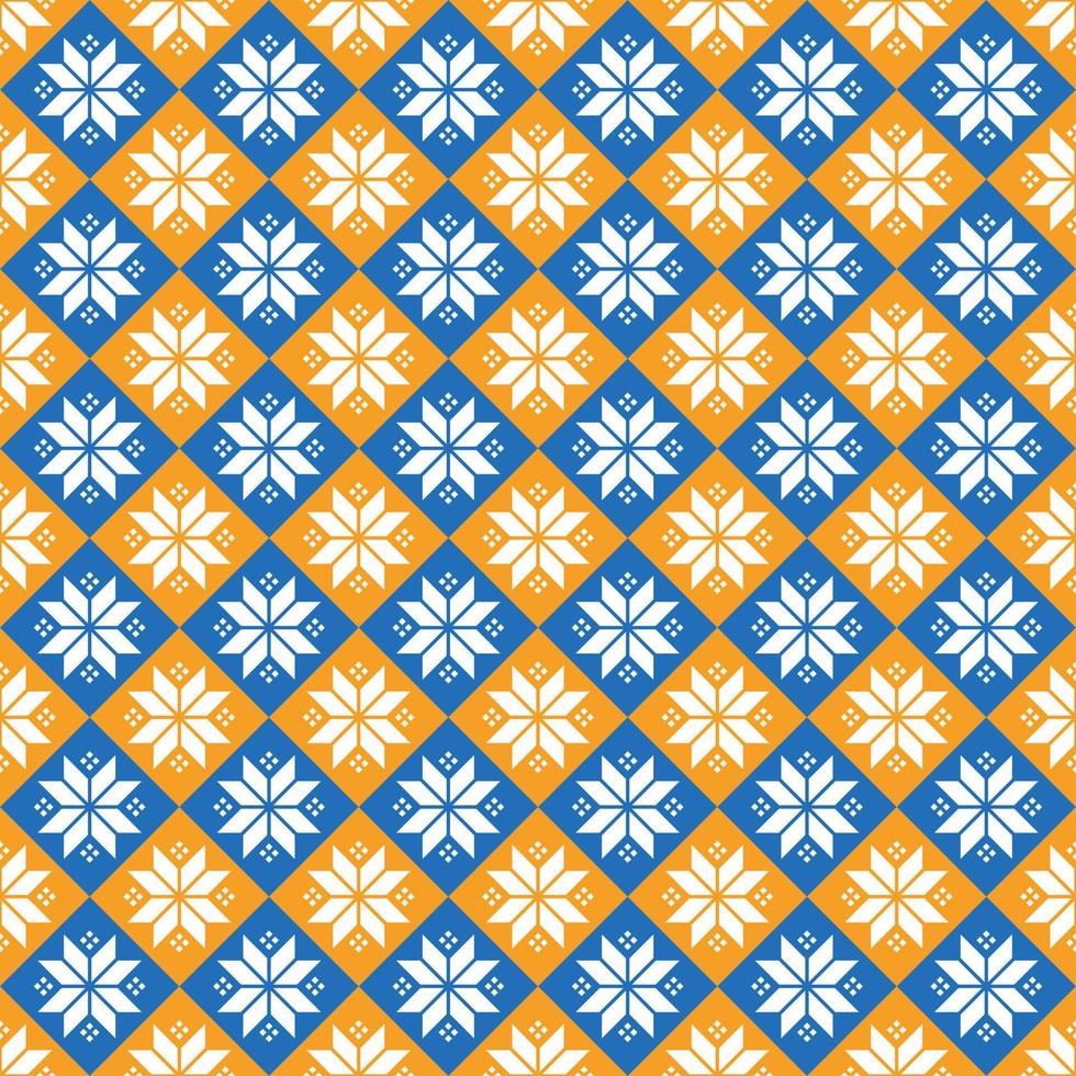 Christmas floral seamless pattern. Design for fabric, wrapping gift paper and backgrounds. Winter holiday season. Vector illustration.