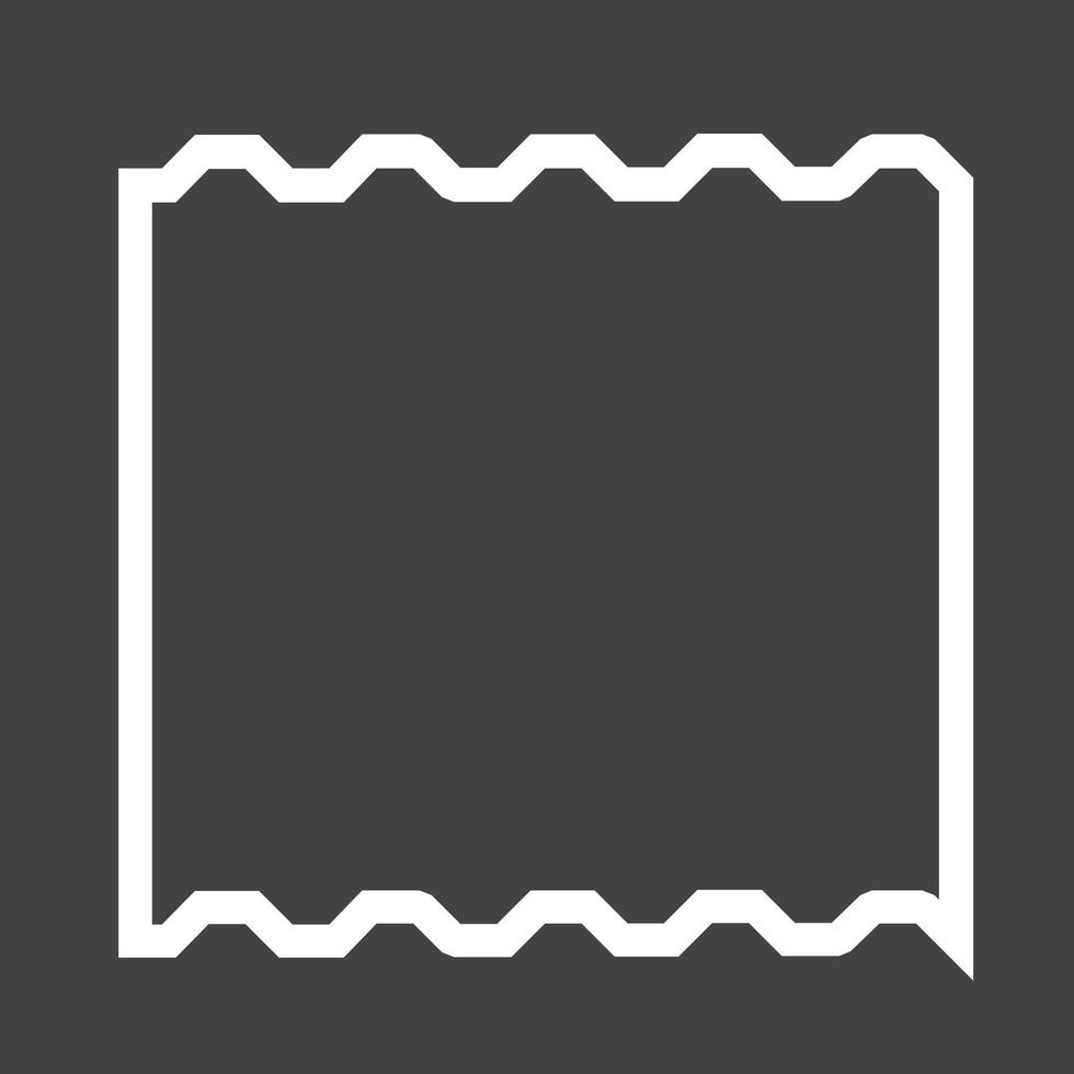 Metal Sheet Line Inverted Icon vector