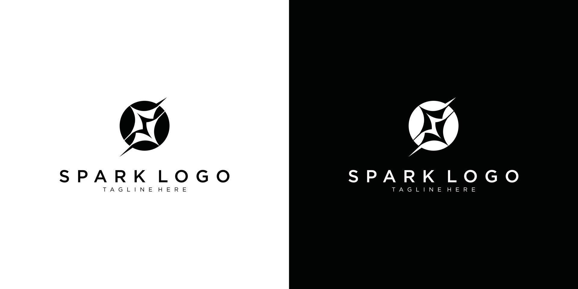 spark logo graphic vector icon