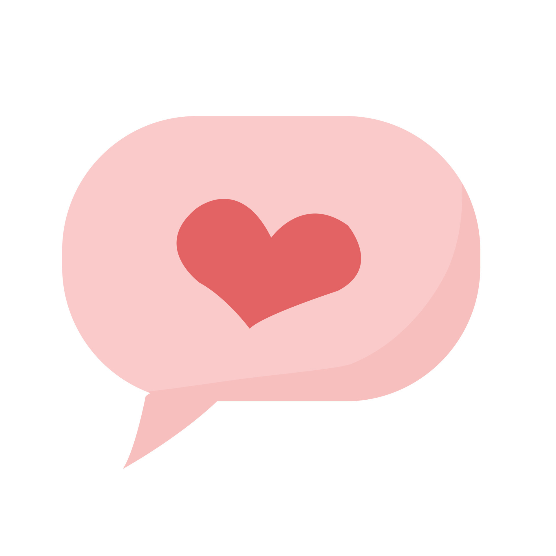 Illustration icon of pink message notification with heart. 14998377