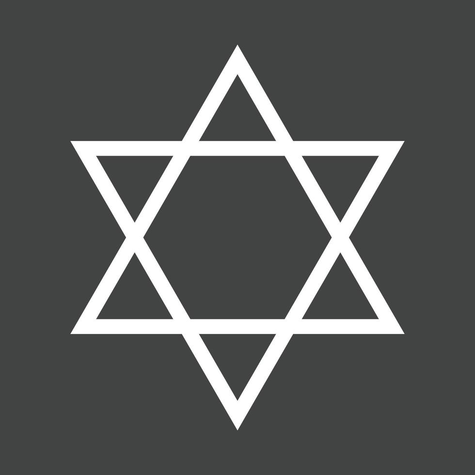 Star IV Line Inverted Icon vector