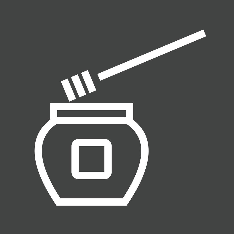 Applicator Line Inverted Icon vector