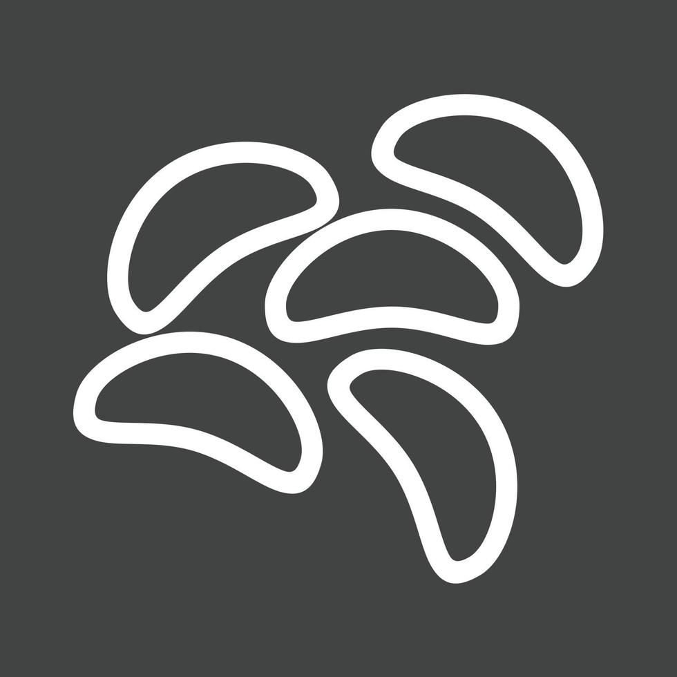 Jelly beans Line Inverted Icon vector