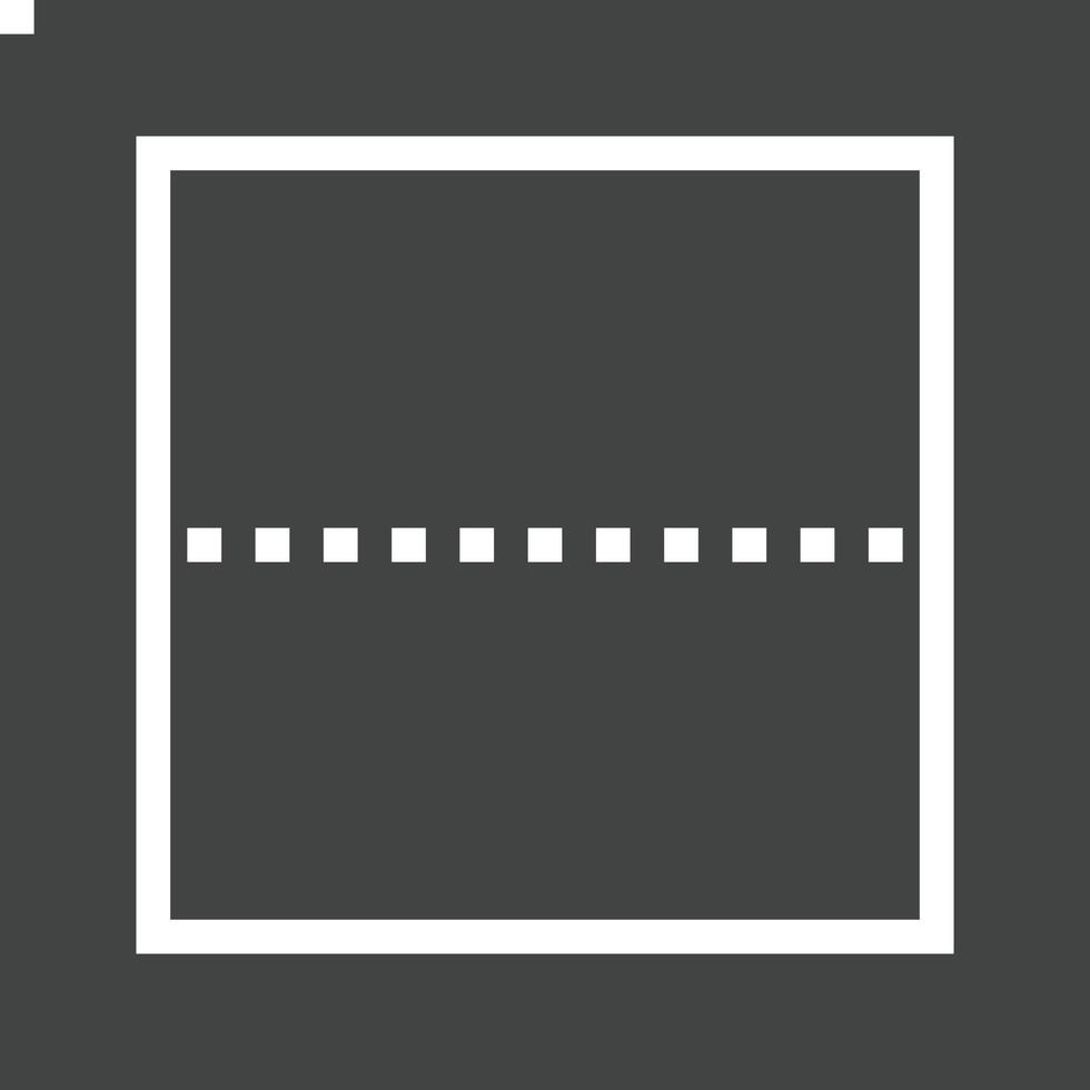 All Border Line Inverted Icon vector