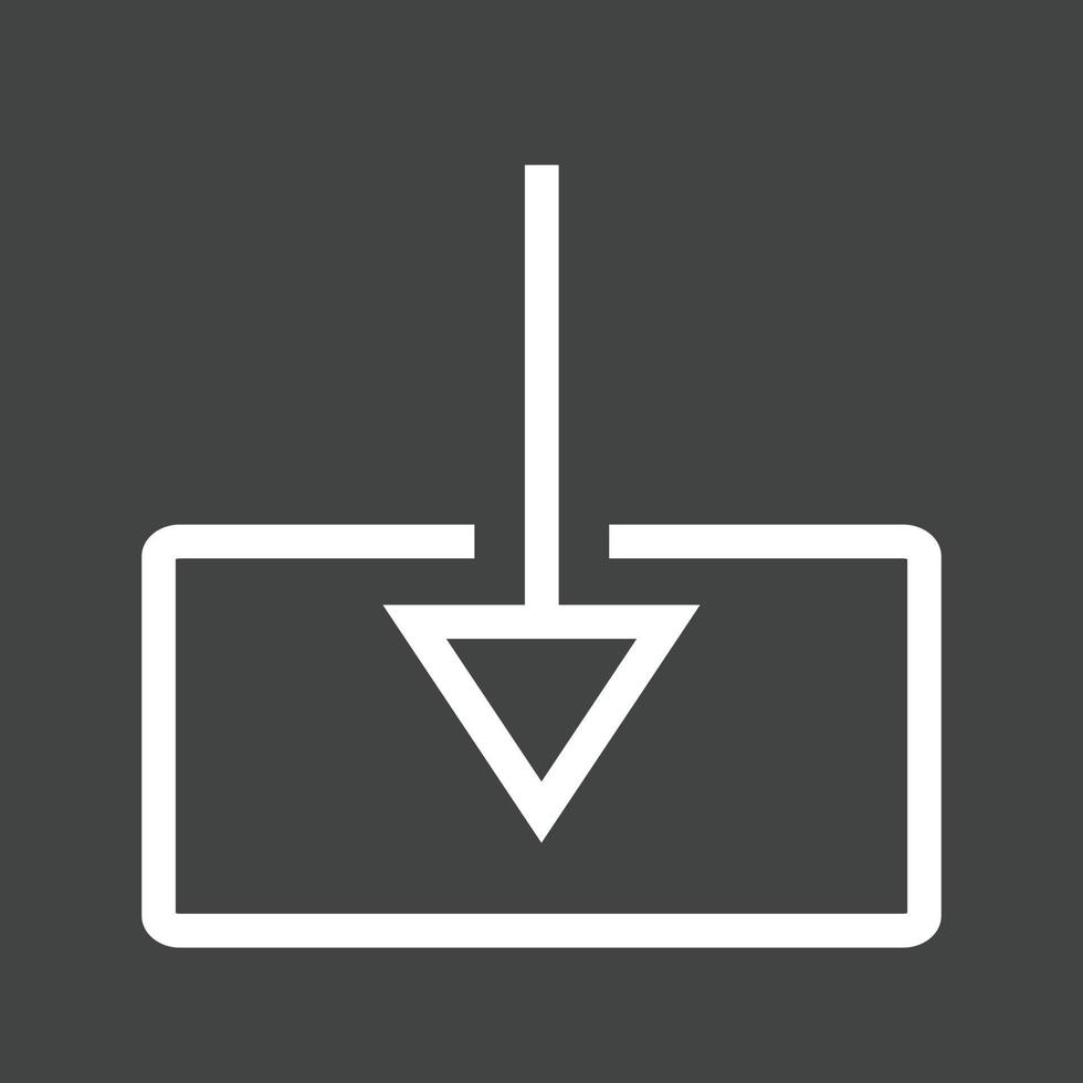 System Update Alt Line Inverted Icon vector