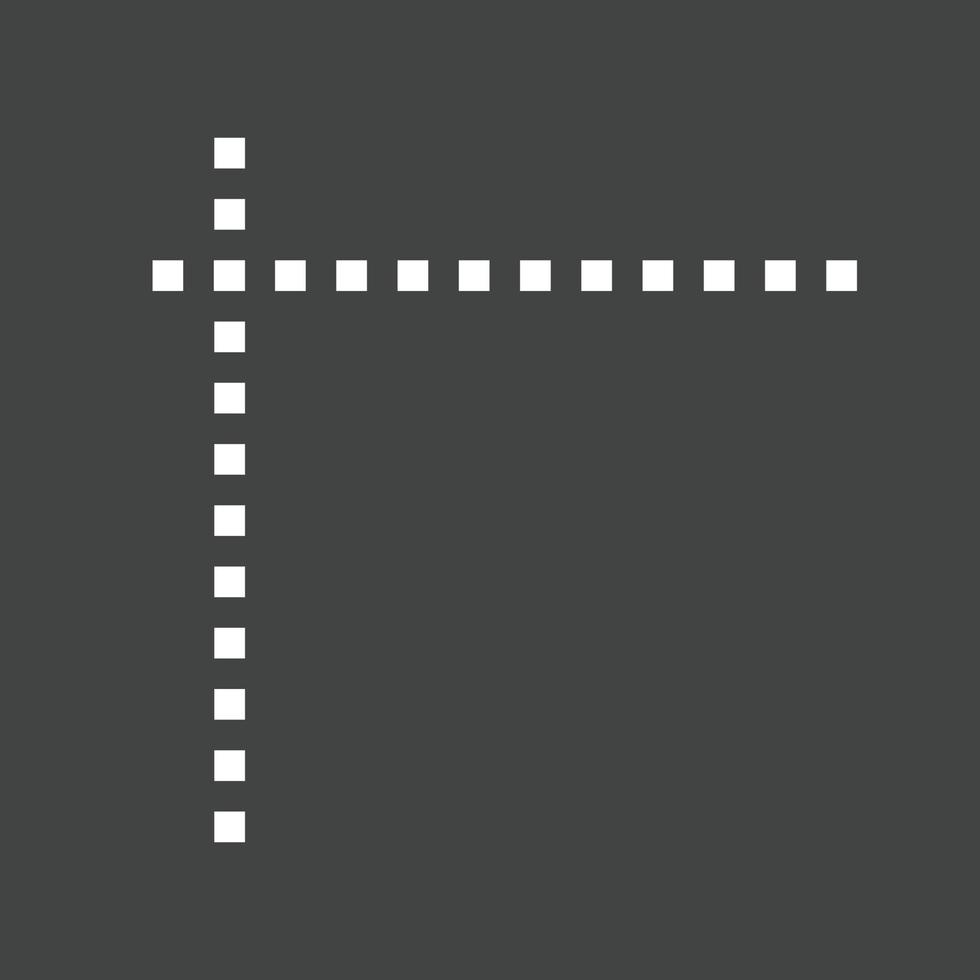 Grid Lines Line Inverted Icon vector