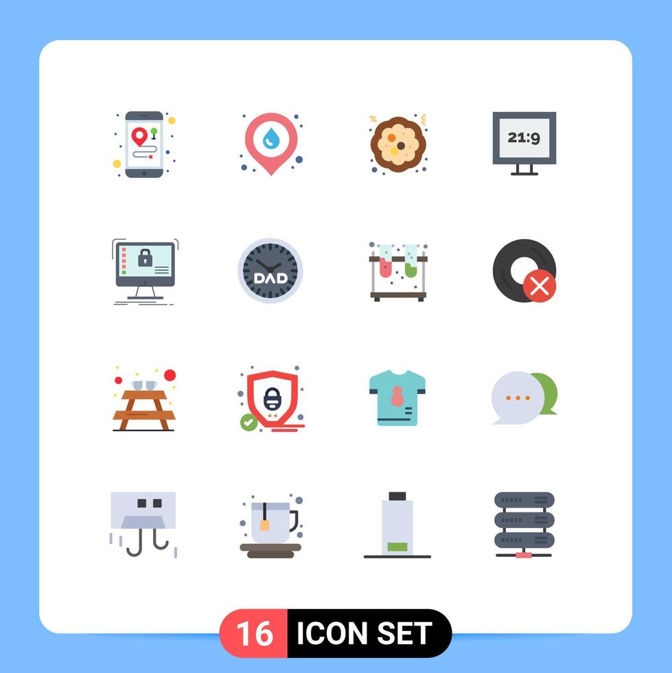 16 Creative Icons Modern Signs and Symbols of system protection christmas secure hd Editable Pack of Creative Vector Design Elements