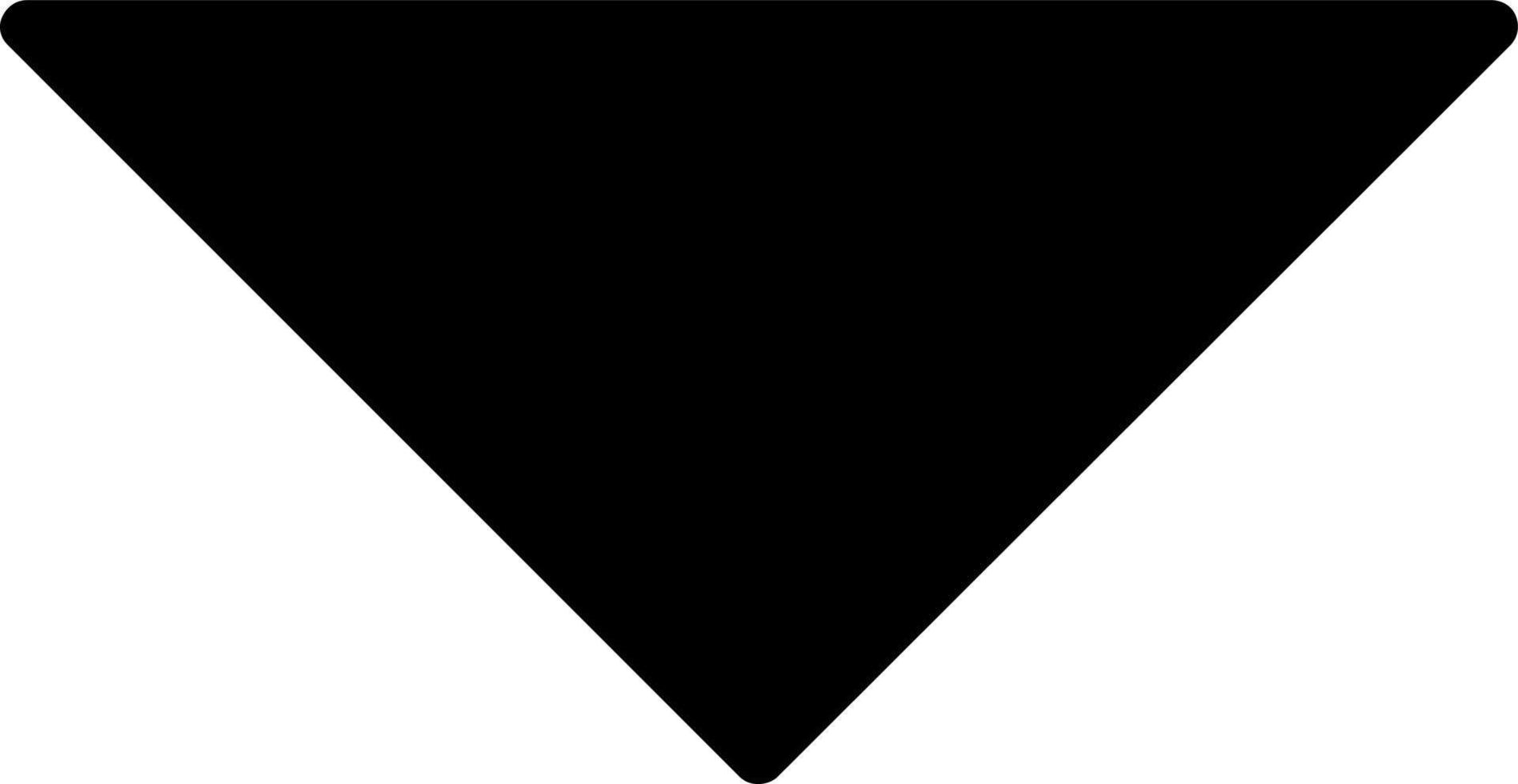 Caret Down Vector Icon Design