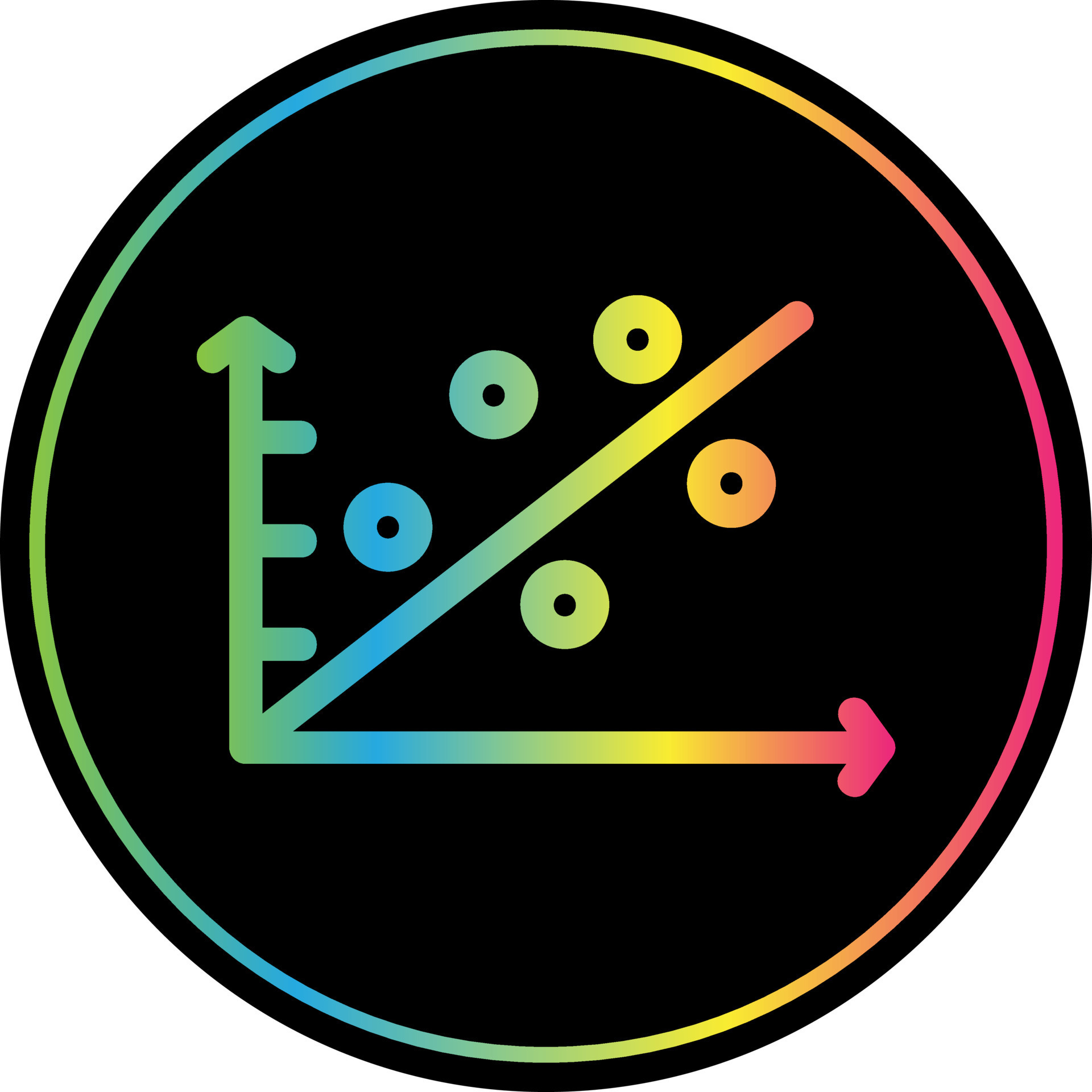 Scatter Plot Vector Icon Design 15001463 Vector Art at Vecteezy