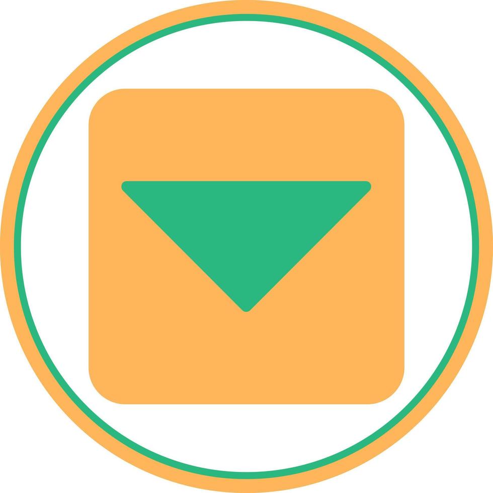 Caret Square Down Vector Icon Design