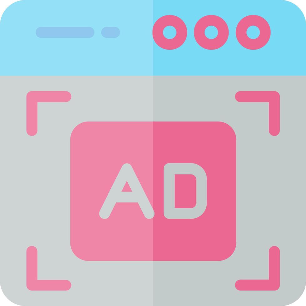 Ad Vector Icon Design