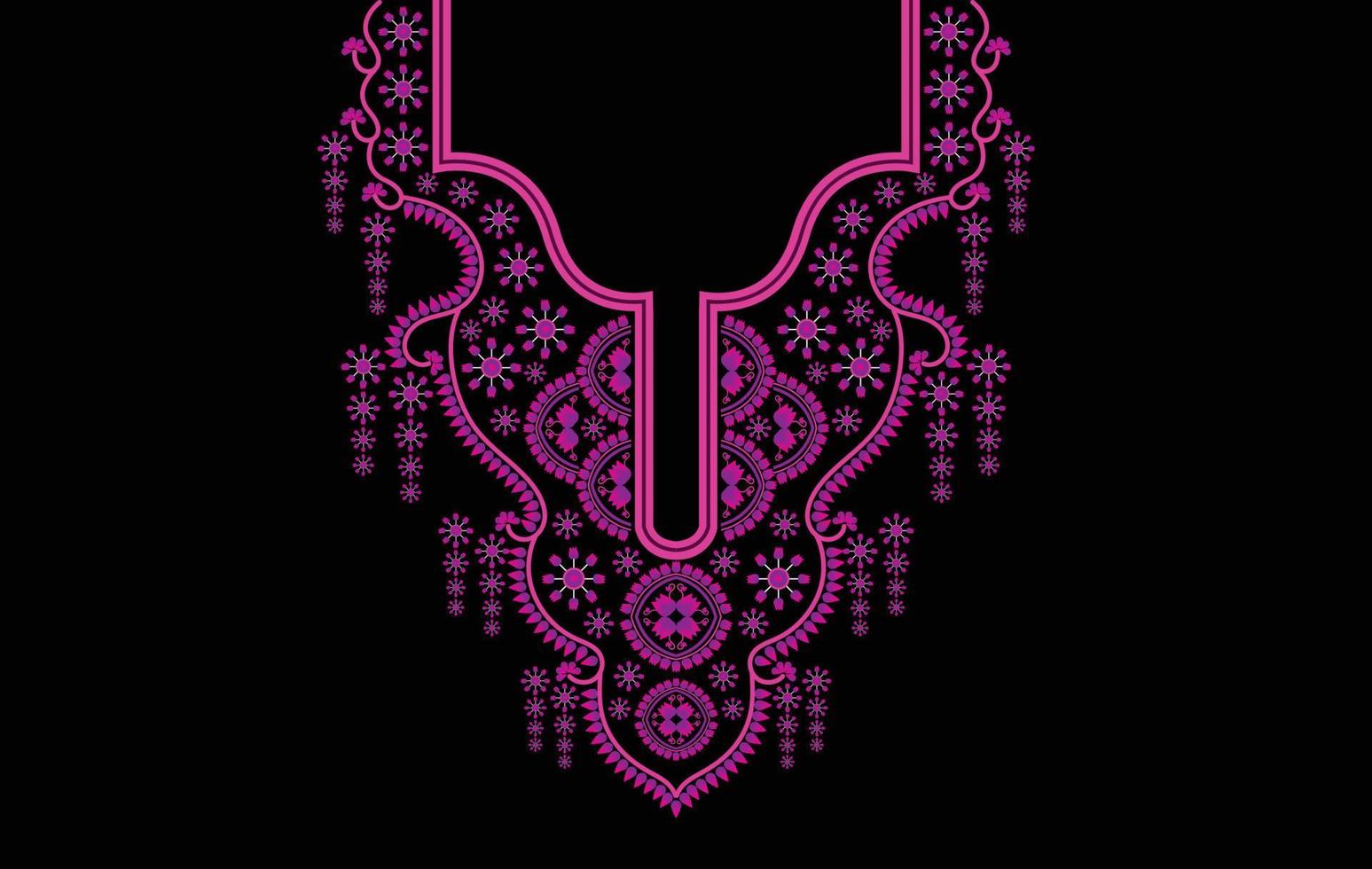 American fabric pattern design. Use geometry to create a fabric pattern. Design for textile industry,women's fashion,collar border,clothing and fabric. vector