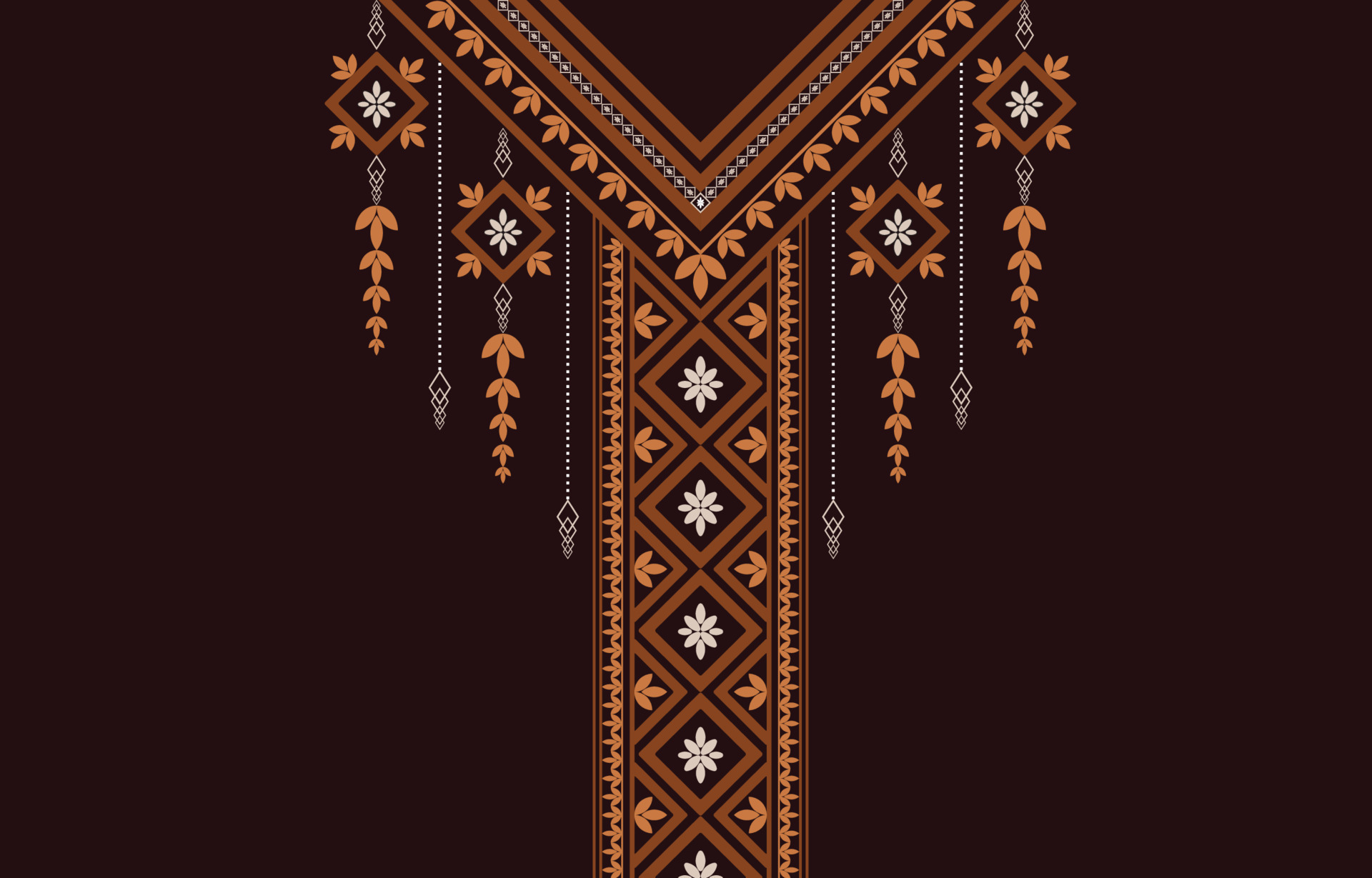 American fabric pattern design use geometry to create a fabric pattern