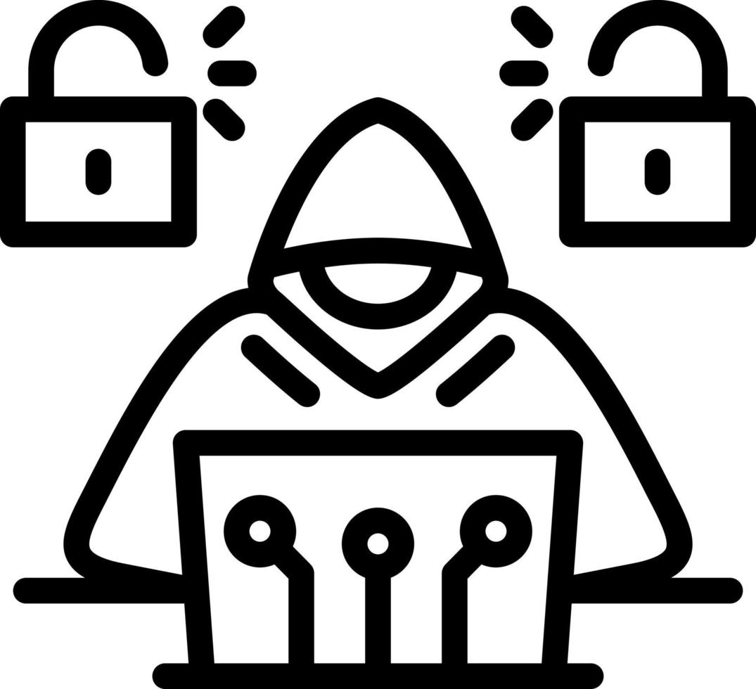 Cyber Attack Vector Icon Design