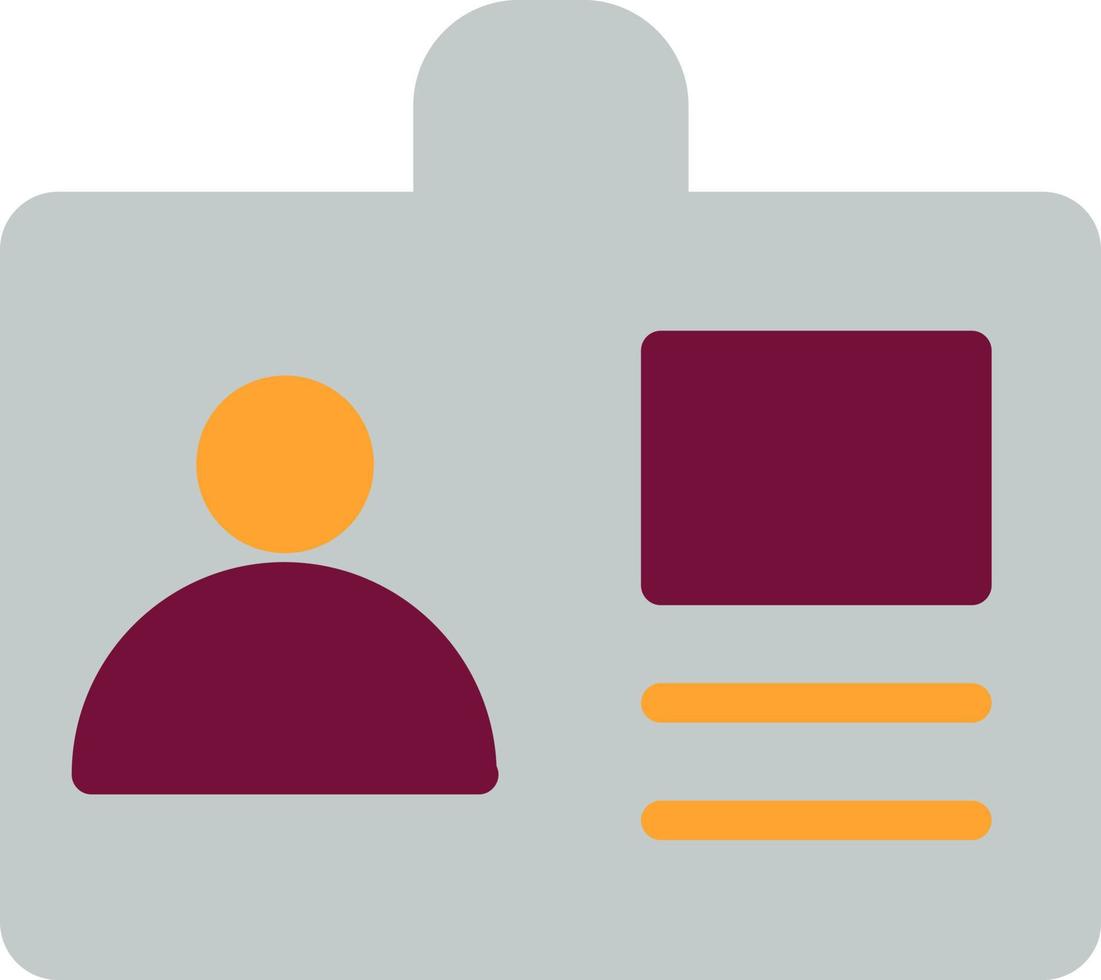 Address Card Vector Icon Design