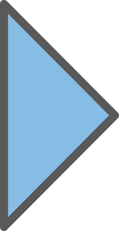 Caret Right Vector Icon Design