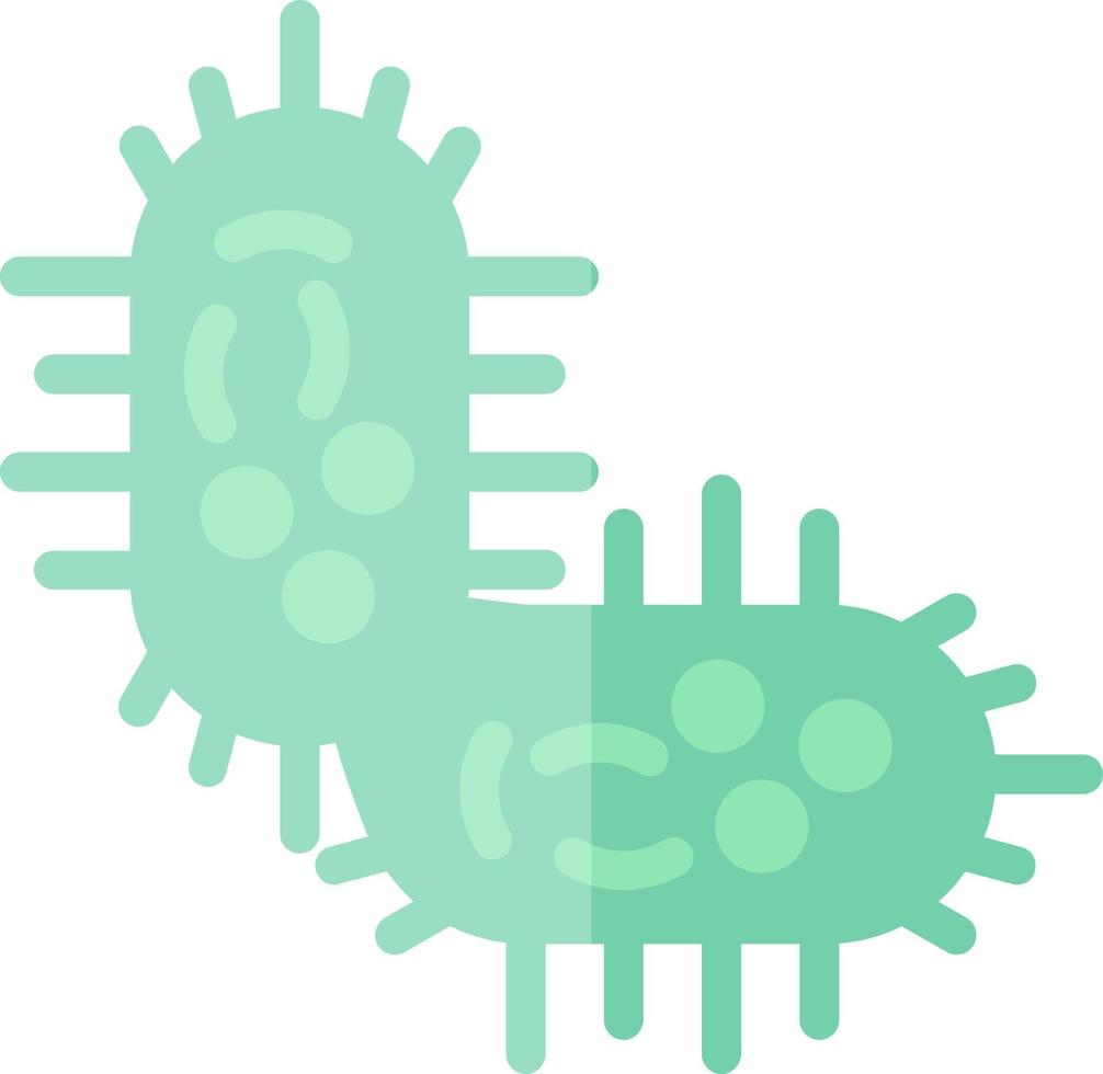 diseño de icono de vector de bacteria