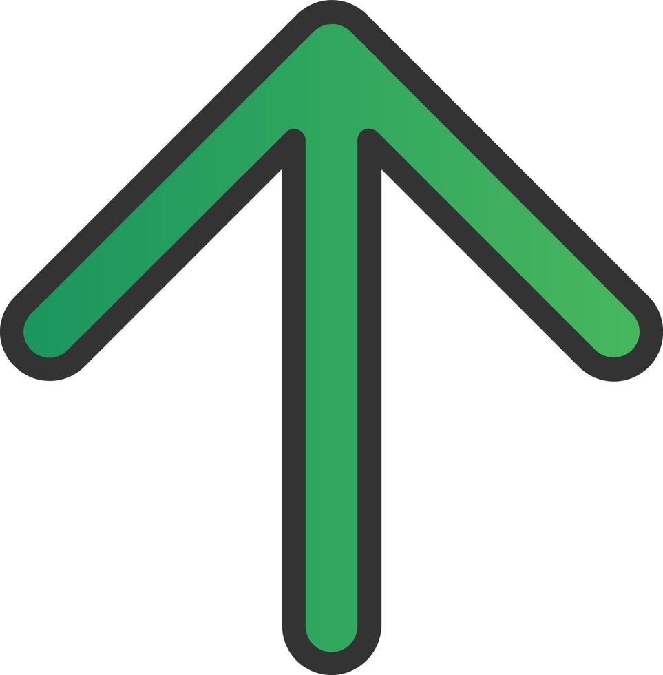 Arrow Up Vector Icon Design