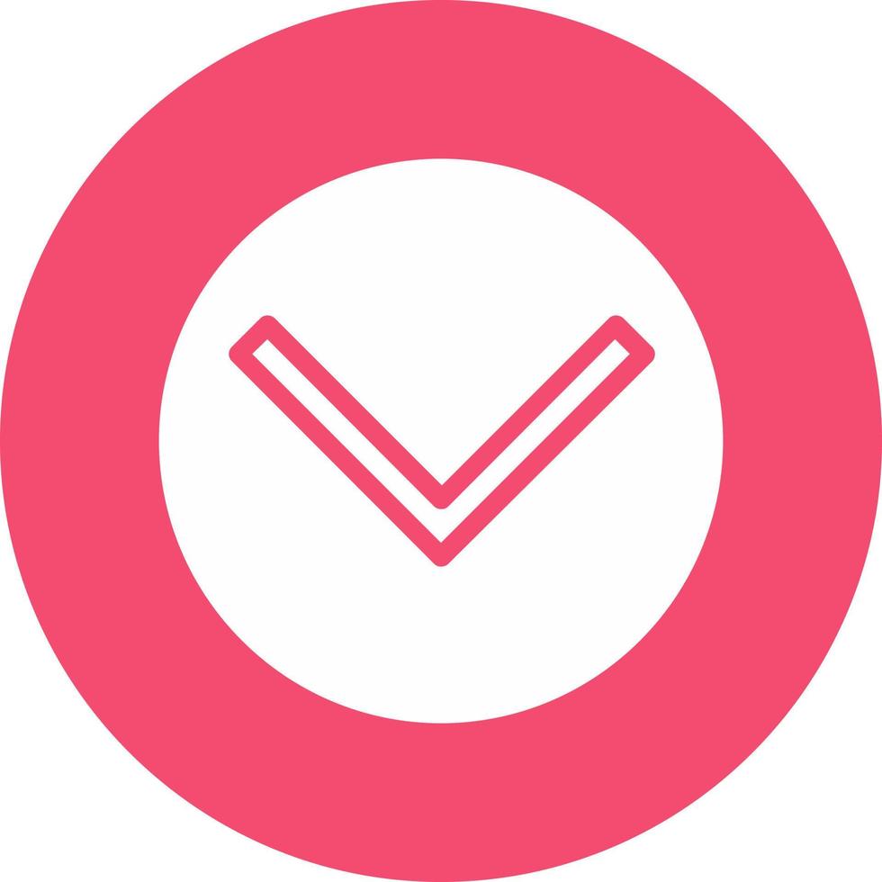 Chevron Circle Down Vector Icon Design